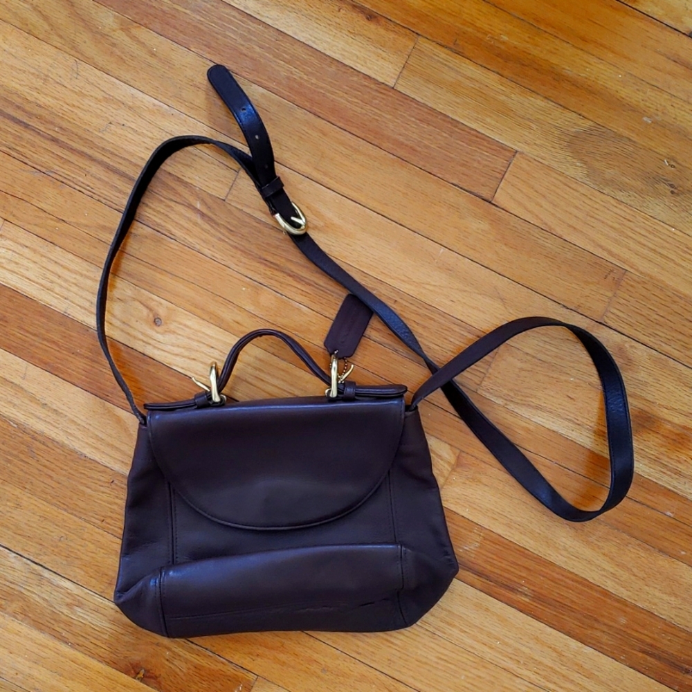 Coach leather purse